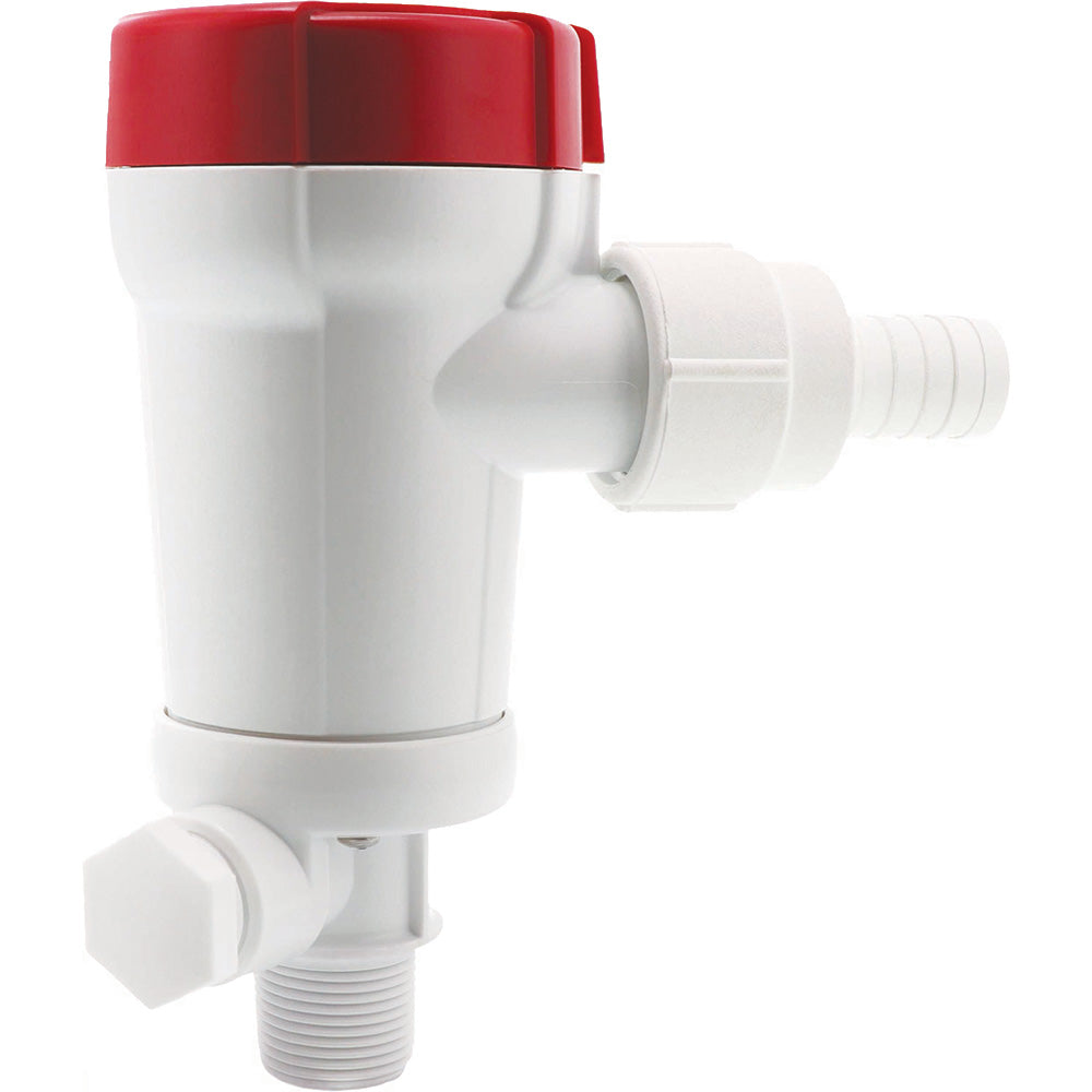 Rule 603FC 800 GPH Livewell Pump Straight Seacock Inlet