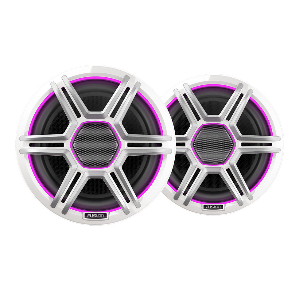 Fusion 010-02918-11 Apollo 7.7" LED Marine Speakers w/Sports White Grille