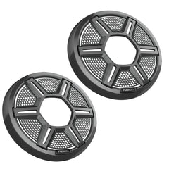 Fusion 010-13290-10 Apollo 6.5" Shielded Grey Speaker Grilles (Pair)