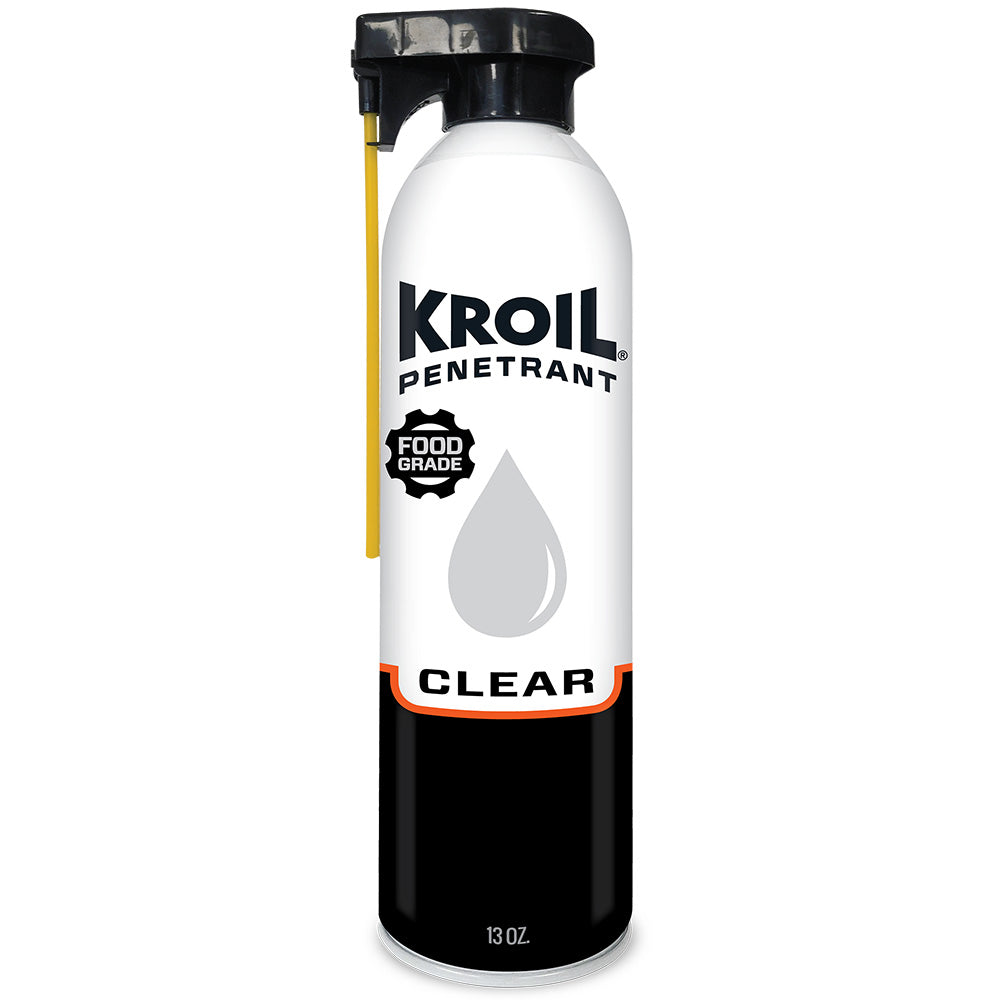 Kroil CKS132ST Clear Food Grade Penetrating Oil - Aerosol - 13oz Can w/SprayTech
