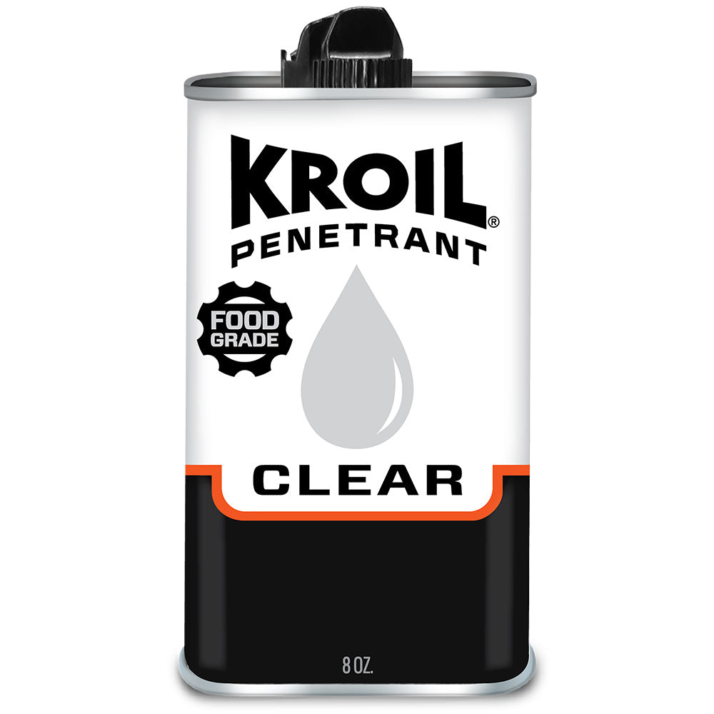 Kroil CKL081 Clear Food Grade Penetrating Oil - Drip - 8oz Can