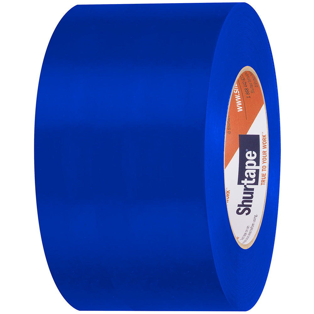 Shurtape 105739 UV-Resistant Marine Heat Shrink Tape - 72MM x 55M Roll - Straight Edge Blue