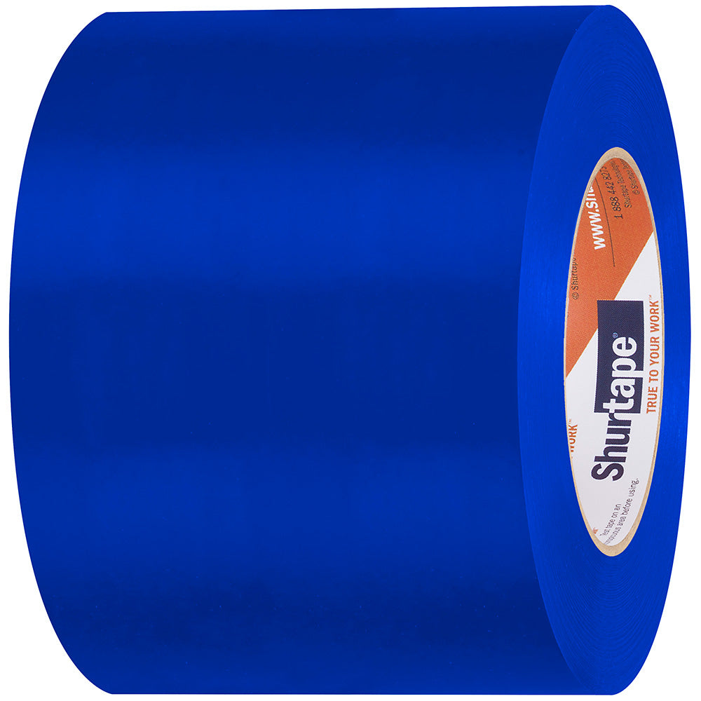 Shurtape 105740 UV-Resistant Marine Heat Shrink Tape - 96MM x 55M Roll - Straight Edge Blue