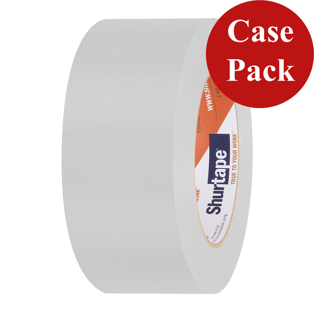 Shurtape 105745C UV-Resistant Marine Hull Preservation Tape - 48MM - 33M Roll - Straight Edge White *Case of 24 Rolls*