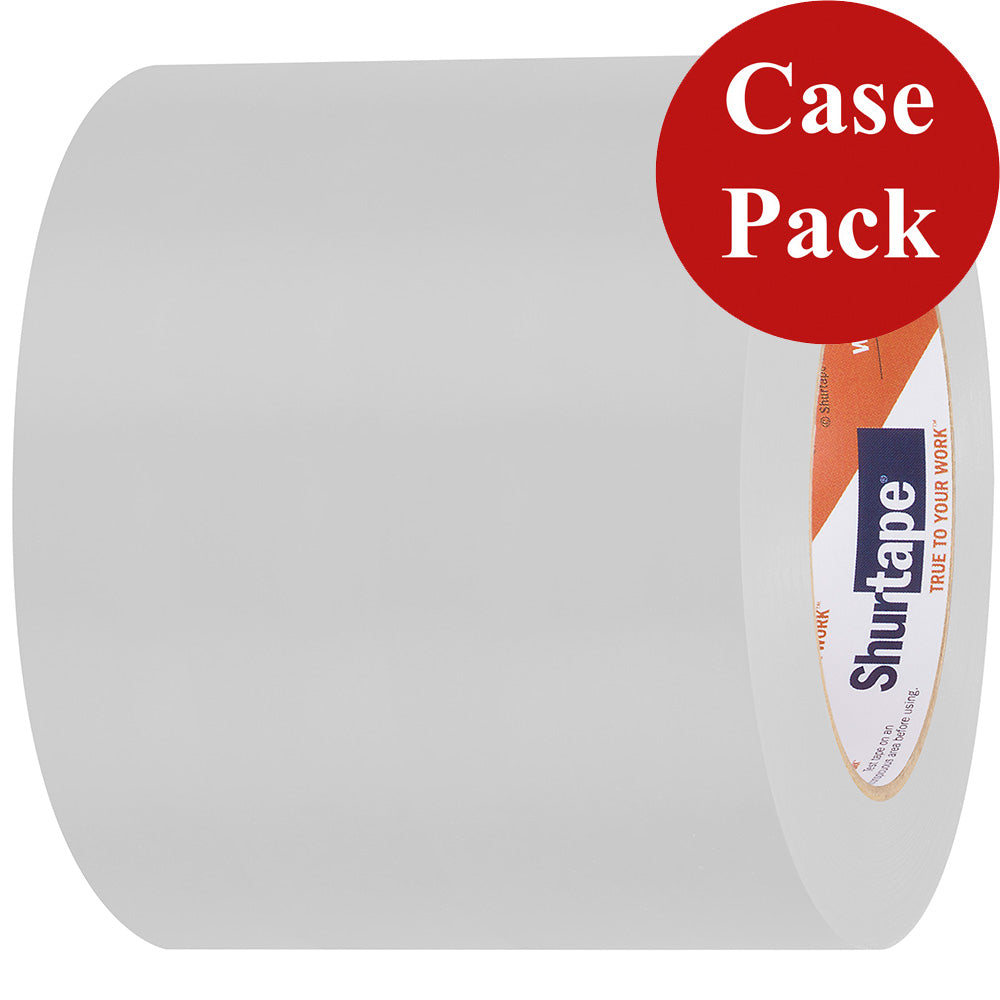 Shurtape 105749C UV-Resistant Marine Hull Preservation Tape - 96MM - 33M Roll - Straight Edge White *Case of 12 Rolls*