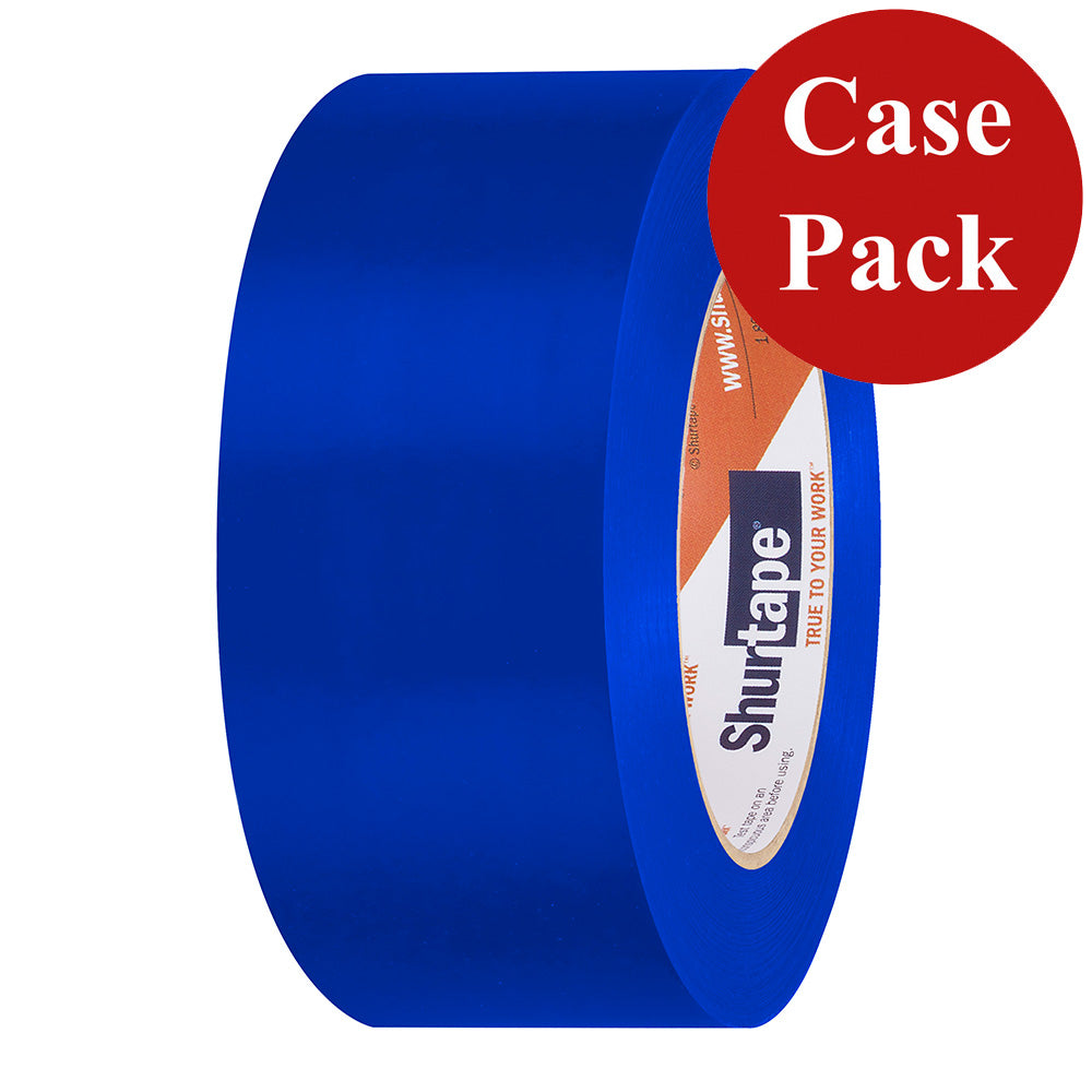 Shurtape 105746C UV-Resistant Marine Hull Preservation Tape - 48MM - 33M Roll - Straight Edge Blue *Case of 24 Rolls*