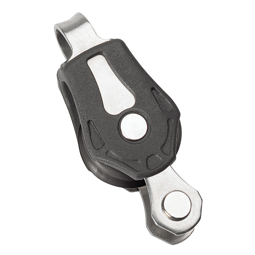 Barton Marine N00111 Size 0 20mm Plain Bearing Pulley Block Single Fixed Eye & Becket