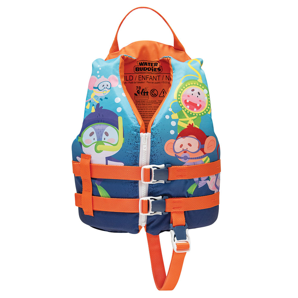 Full Throttle 104300-500-001-25 Child Water Buddies Life Vest - Shark - 30-50lbs Type III