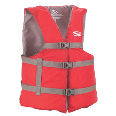 Stearns 2160925 PFD 2001 Adult Boat Universal Red Display f/Adults Over 90lbs - Chest Size Of 50"