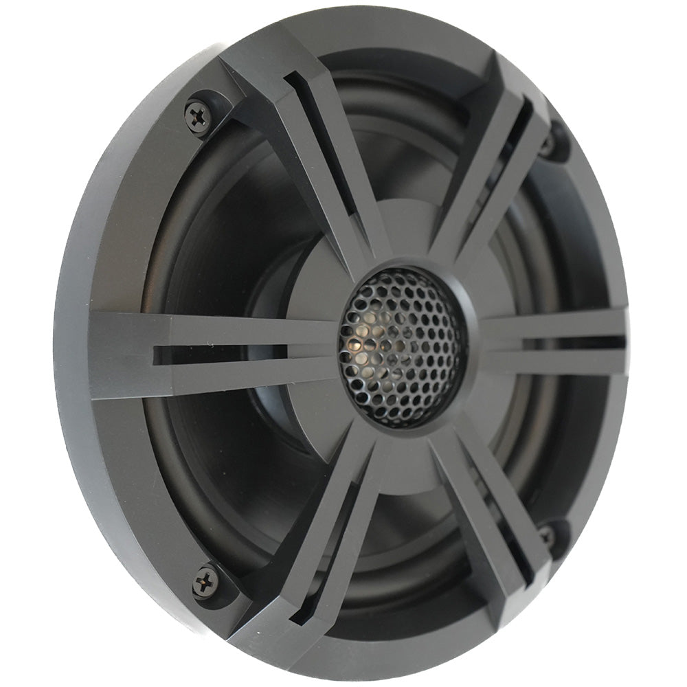Banshee Marine BAR-LS65-SB 6.5" Marine Speaker - Black Sports Grille