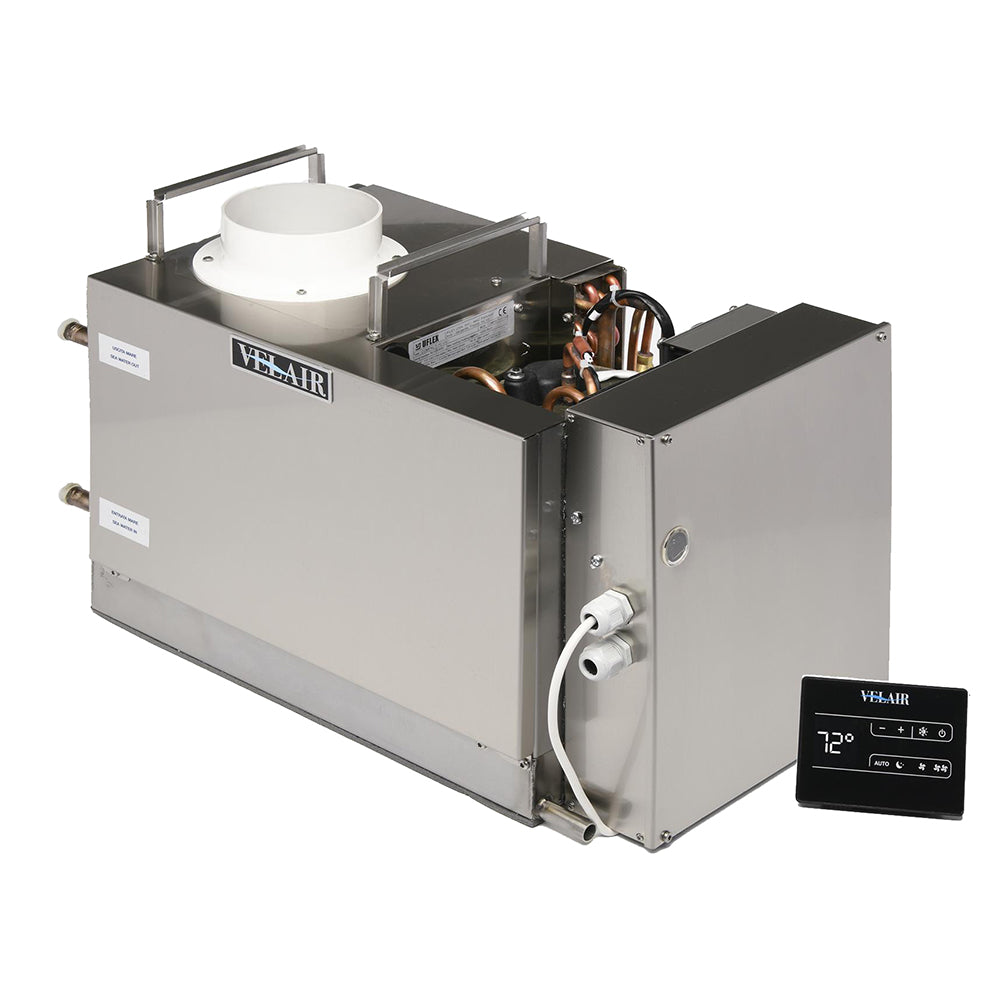 Velair 22571WU 21K BTU VSD Smart 115V Marine Air Conditioner Unit Brushless Variable Speed Soft Start Reverse-Cycle Heat
