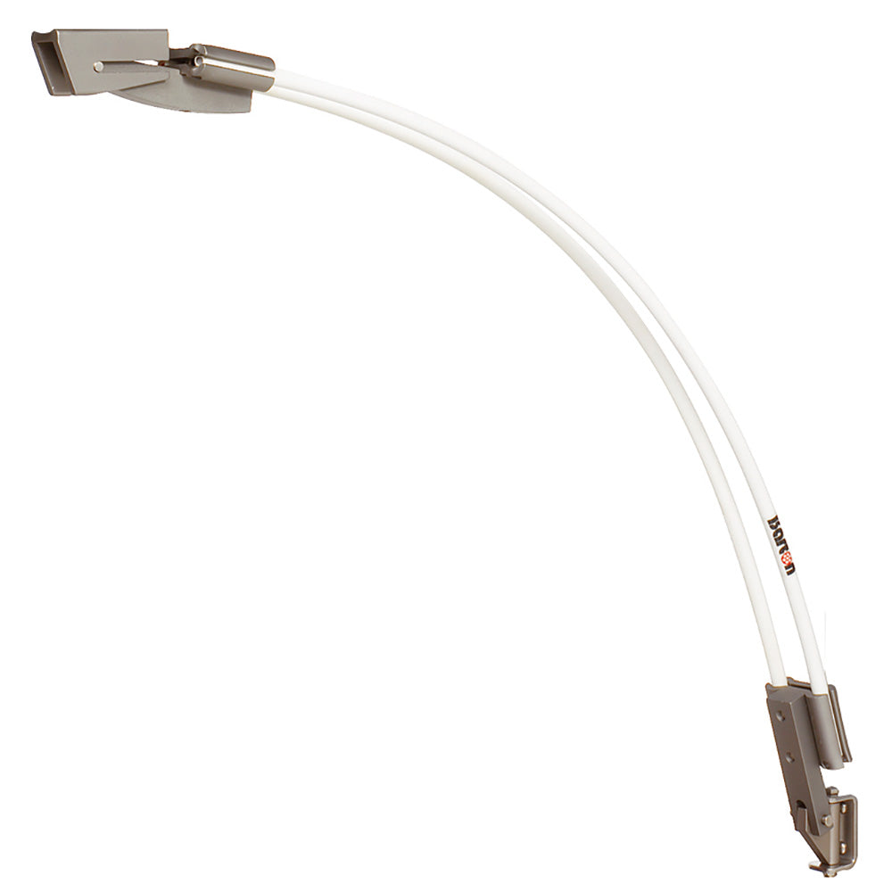 Barton Marine 44035 Boomstrut - Silver/White f/Boats 30-35'