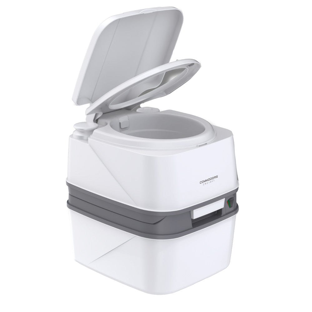 Commodore CM-3-18PT Premium Portable Travel Toilet - Injection Molded - 18L/4.75 Gallon