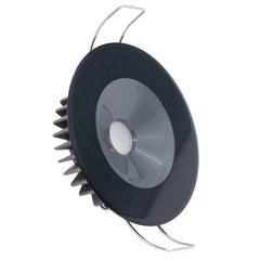 Lumitec 117155 Illusion Flush Mount LED Down Light - Spectrum RGBW - Warm White - Black Housing