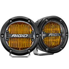 RIGID Industries 36121 360-Series 4" LED SAE Fog Beam - Yellow - Set of 2
