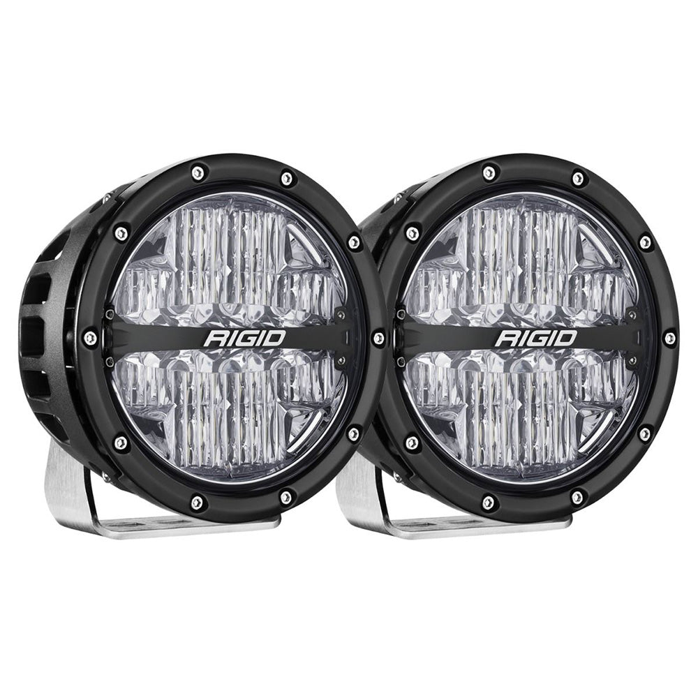 RIGID Industries 36411 360-Series RGBW 6" Offroad Lamp Drive Beam w/RGBW Backlight Pods - Set of 2