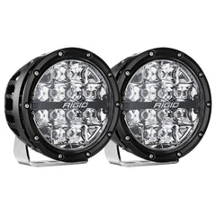 RIGID Industries 36412 360-Series RGBW 6" Offroad Lamp Spot Beam w/RGBW Backlight Pods - Set of 2