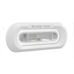 Black Oak MLPS-FW Low Pro Marine Spreader Light - Flush Mount - White Housing - White LED