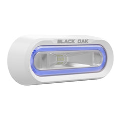 Black Oak MLPS-B Low Pro Off Road Spreader Light - Bracket Mount - White Housing - Blue LED