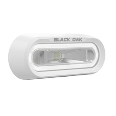 Black Oak MLPS-W Low Pro Off Road Spreader Light - Bracket Mount - White Housing - White LED