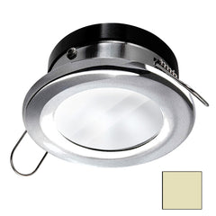 I2Systems Inc AP-4W-30K-PW41 Apeiron 4.5W Spring Mount Light Round - Warm White - Brushed Nickel Finish