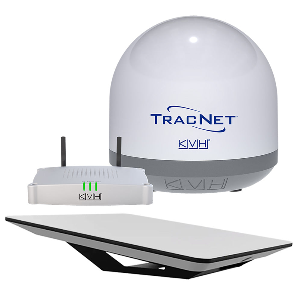 KVH 72-1048/01-0465 HP Starlink Flat Panel Terminal Kit w/TracNet Coastal Pro 5G/WiFi Compact Terminal w/TracNet Hub