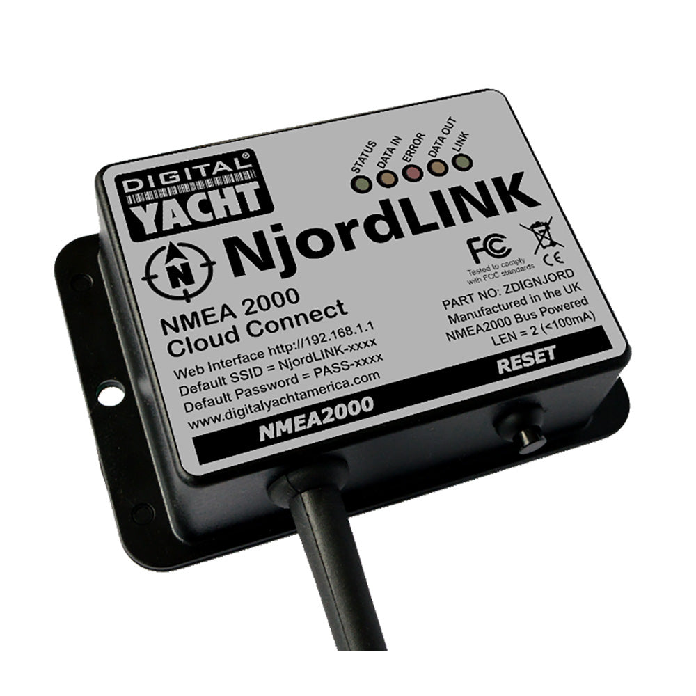 Digital Yacht ZDIGNJORD NjordLINK NMEA 2000 Cloud Gateway