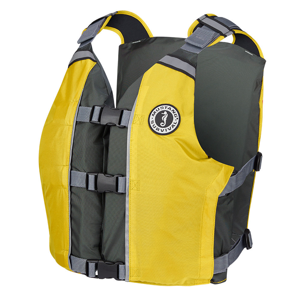 Mustang MV411102-222-0 APF Foam Vest - Universal - Yellow/Grey
