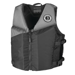 Mustang MV360002-812-0 Young Adult REV Foam Vest - Grey/Light Grey/Fluorescent Yellow - Universal