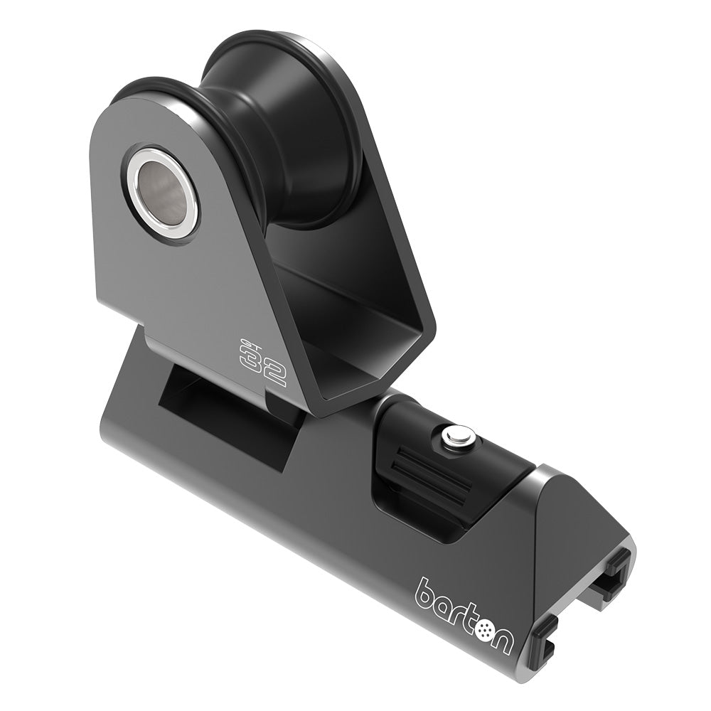 Barton Marine 32100GTB 32mm Pin Genoa Car Track Pin Stop Standard Duty - Black