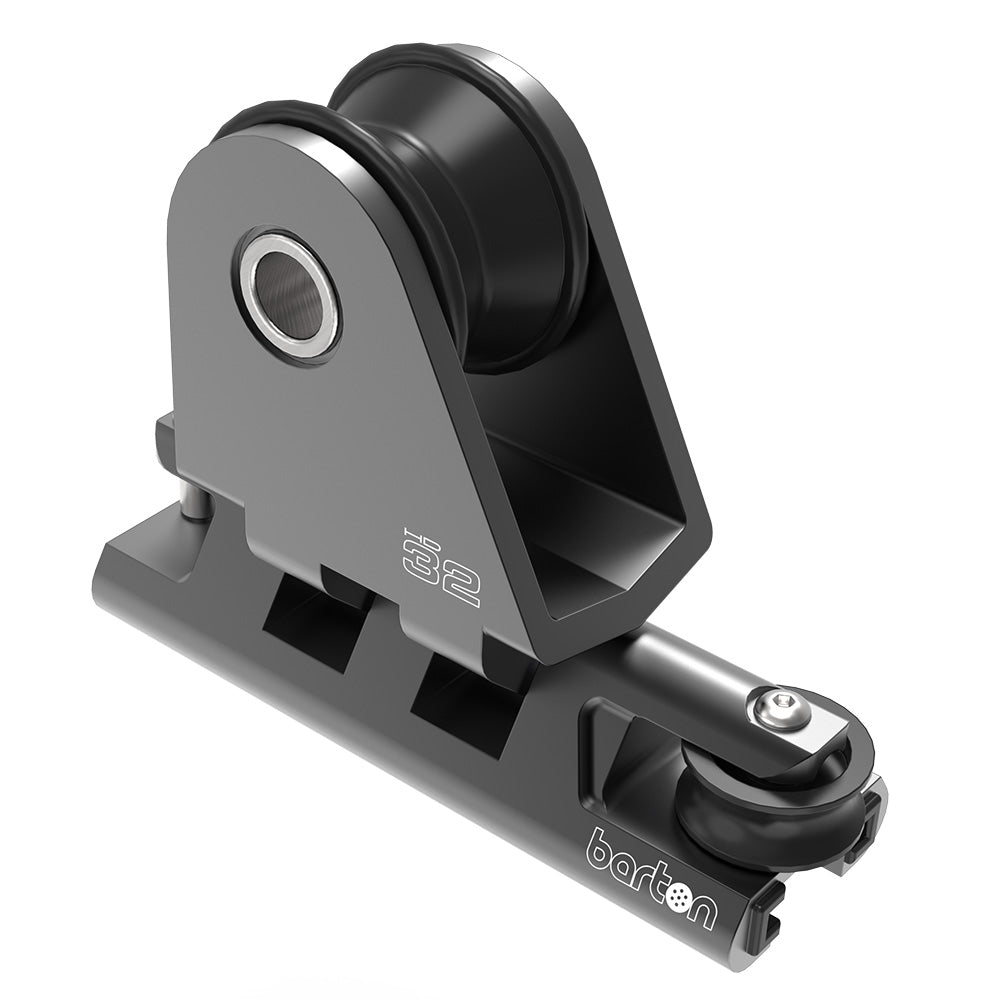 Barton Marine 32211HDB 32mm Towable Genoa Car 2:1 Purchase - Heavy Duty - Black