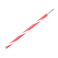 Pacer WUL14RD-9-500 14 AWG Gauge Striped Marine Wire 500' Spool - Red w/White Stripe