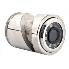 Iris IRIS435-18 3MP Compact 316L Stainless Steel Thru-Hull/Panel IP Camera - 1.8mm Lens