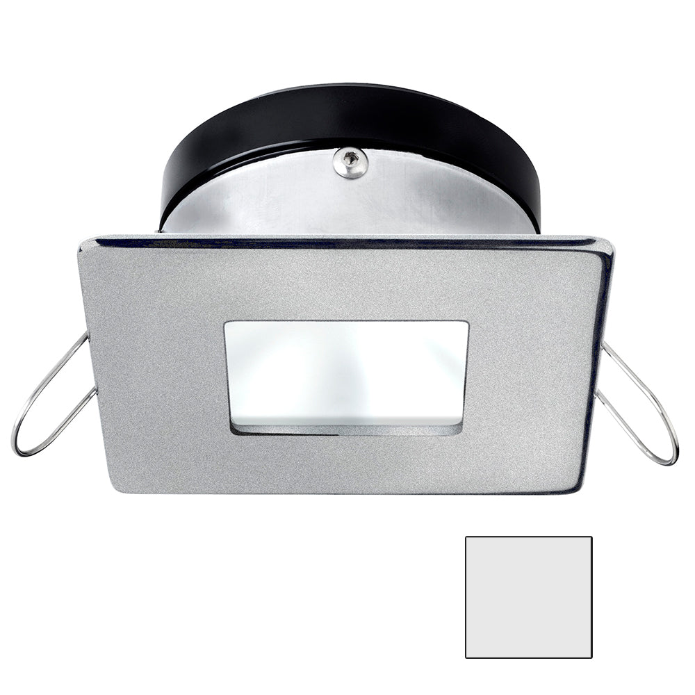 I2Systems Inc AP-4W-65K-PW44 Apeiron A1110Z - 4.5W Spring Mount Light - Square/Square - Cool White - Brushed Nickel
