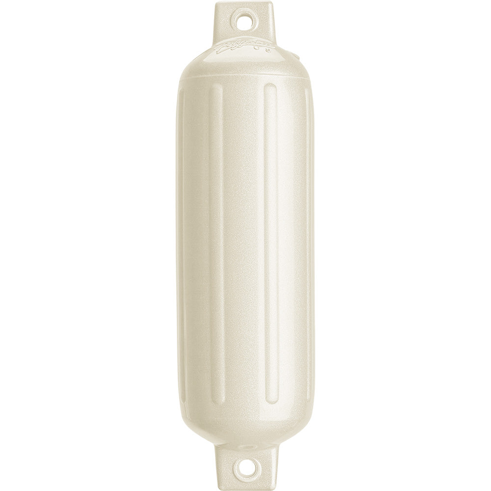 Polyform G-4 METALLIC WHITE G-4 Twin Eye Fender 6.5" x 22" - Metallic White