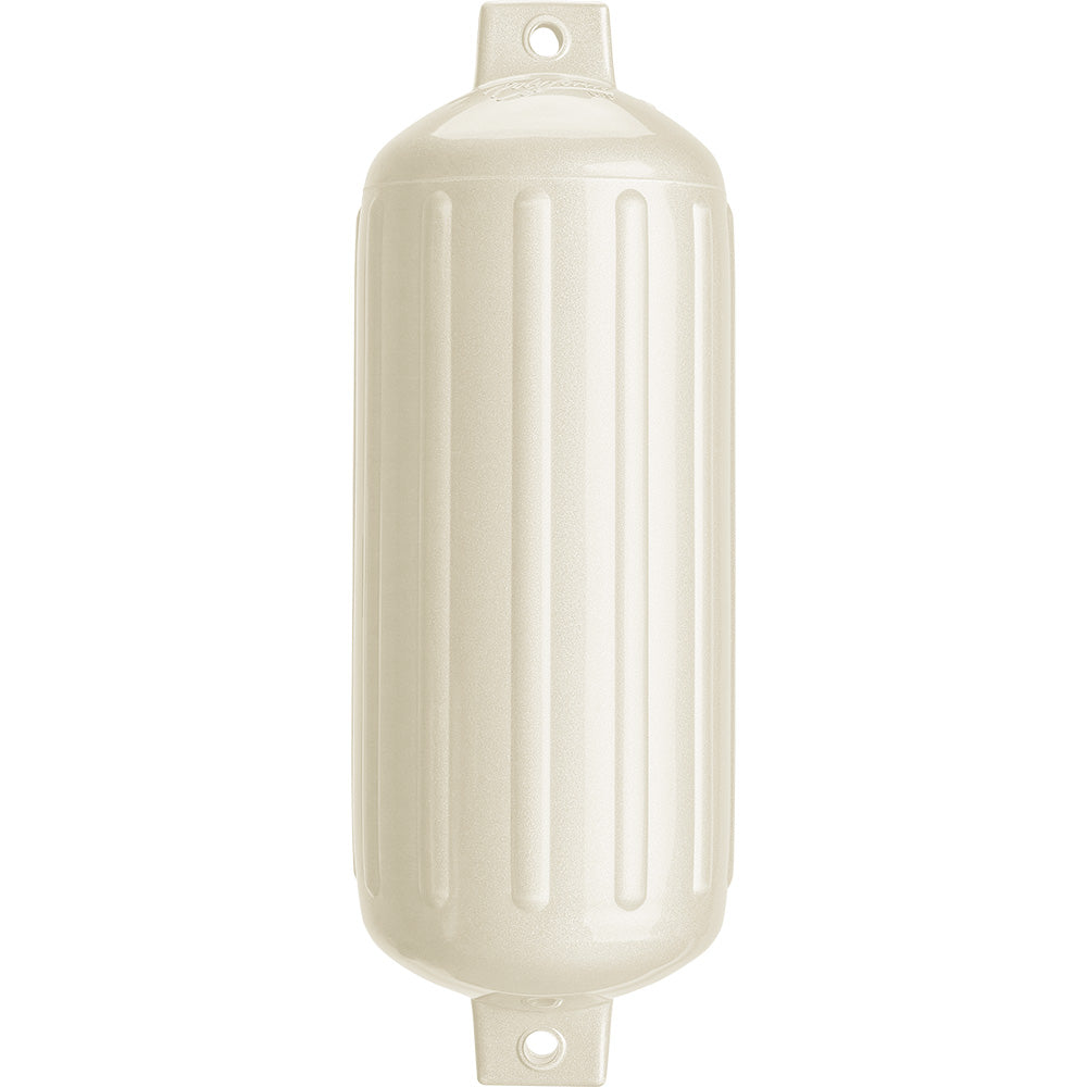 Polyform G-6 METALLIC WHITE G-6 Twin Eye Fender 11" x 30" - Metallic White