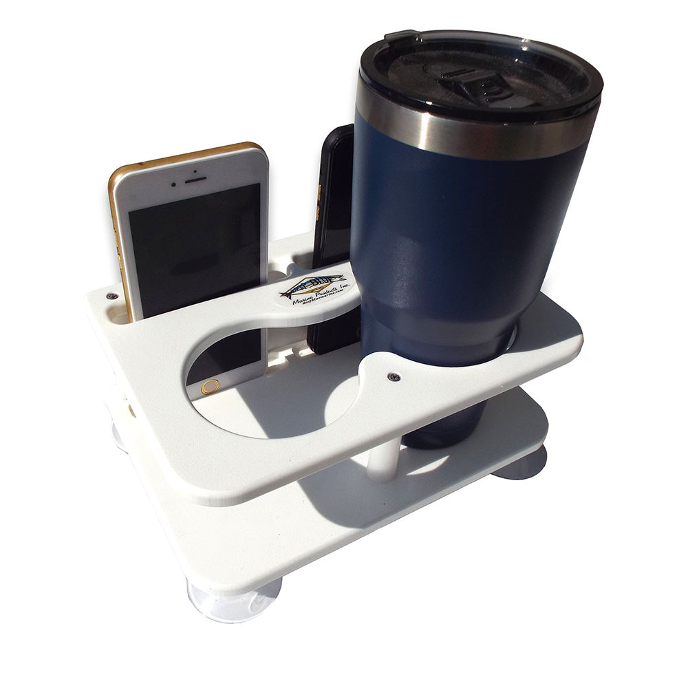 Facnor SMDH-CELL Deep Blue Marine Double Drink/Binocular/2 Cell Phones w/Suction Cups