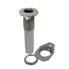 C.E. Smith 53676 Screwless Flush Mount Rod Holder - 0 Degree - Black Liner - No Logo