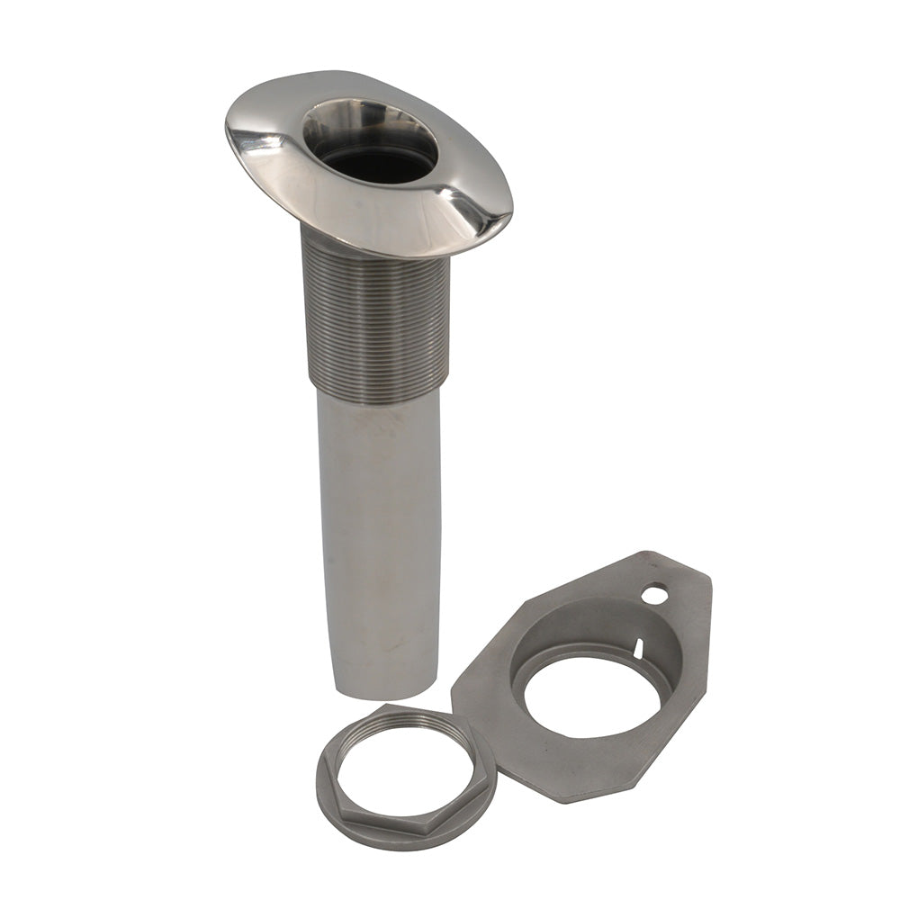 C.E. Smith 53677 Screwless Flush Mount Rod Holder - 15 Degree - Black Liner - No Logo