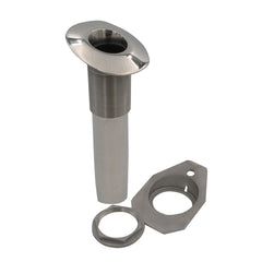 C.E. Smith 53677 Screwless Flush Mount Rod Holder - 15 Degree - Black Liner - No Logo