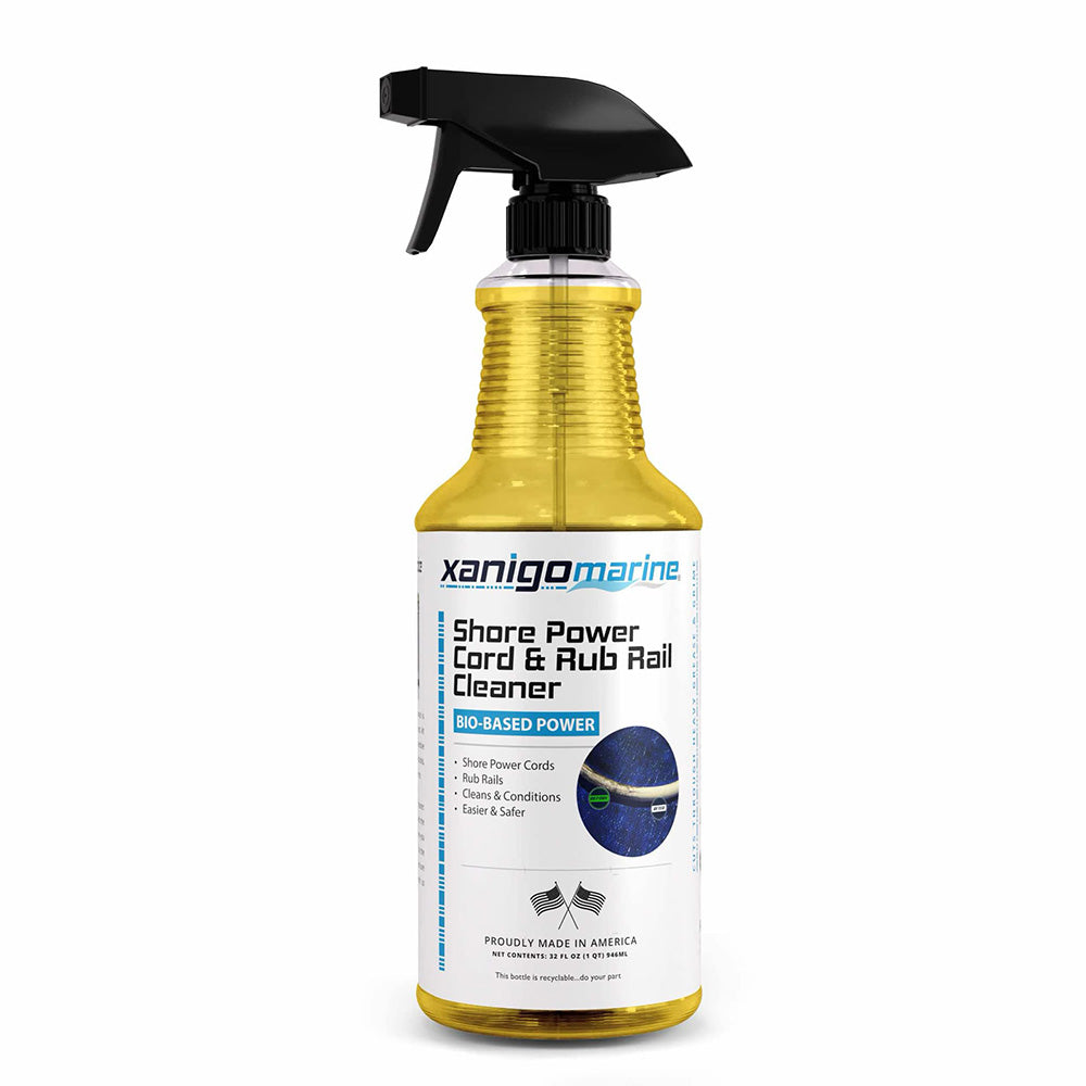 Xanigo Marine XMSPC32 Shore Power Cord & Rub Rail Cleaner - 32oz