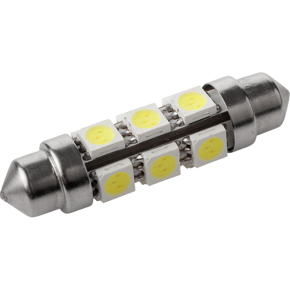 Sea-Dog 442431-1All Around LED Festoon - Nickel Plated Brass