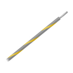 Pacer WUL14GY-4-500 14 AWG Gauge Striped Marine Wire 500' Spool - Grey w/Yellow Stripe
