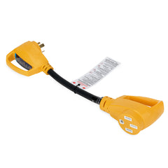 Camco 55460 Power Grip RV 18" 30Amp Circuit Analyzer Dogbone - Integrated Surge Protection
