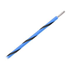Pacer WUL14BL-0-500 14 AWG Gauge Striped Marine Wire 500' Spool - Blue w/Black Stripe