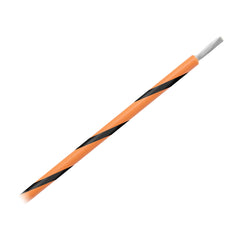 Pacer WUL14OR-0-500 14 AWG Gauge Striped Marine Wire 500' Spool - Orange w/Black Stripe