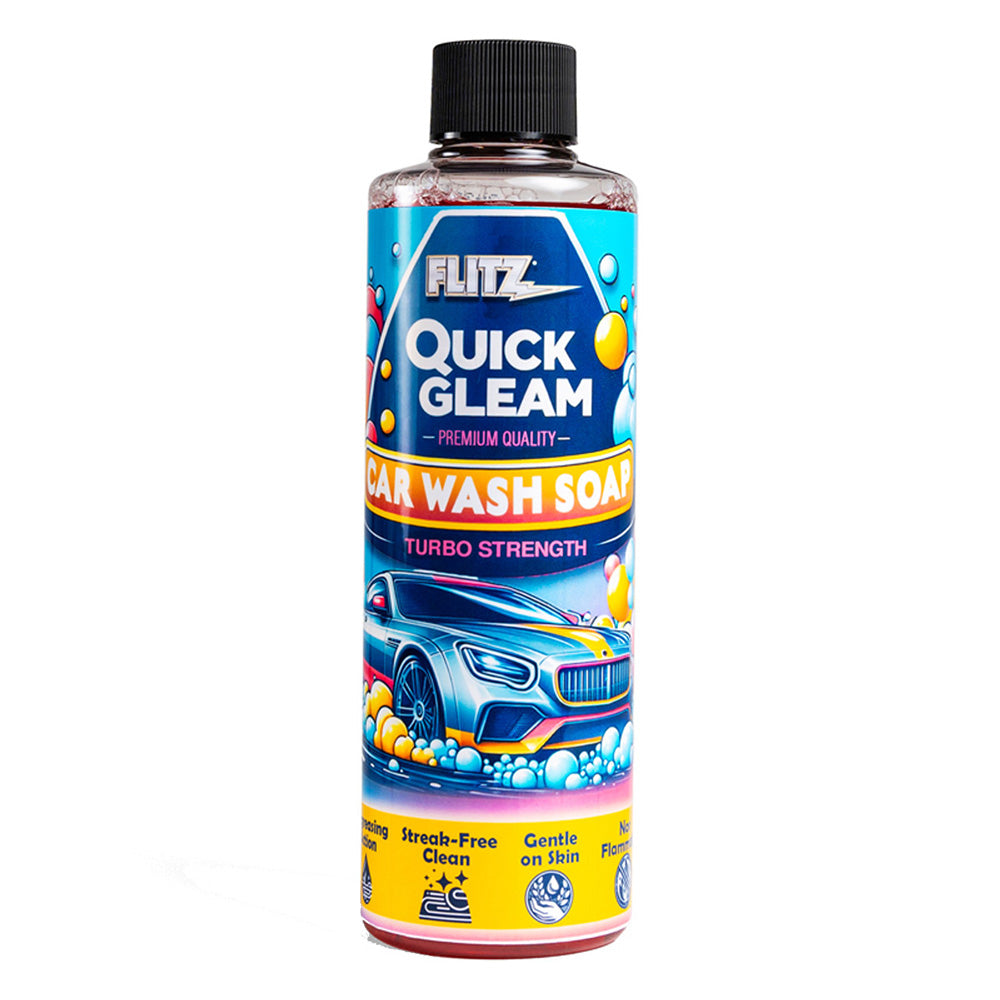 Flitz CW01080 Quick Gleam Car Wash Soap - 8oz