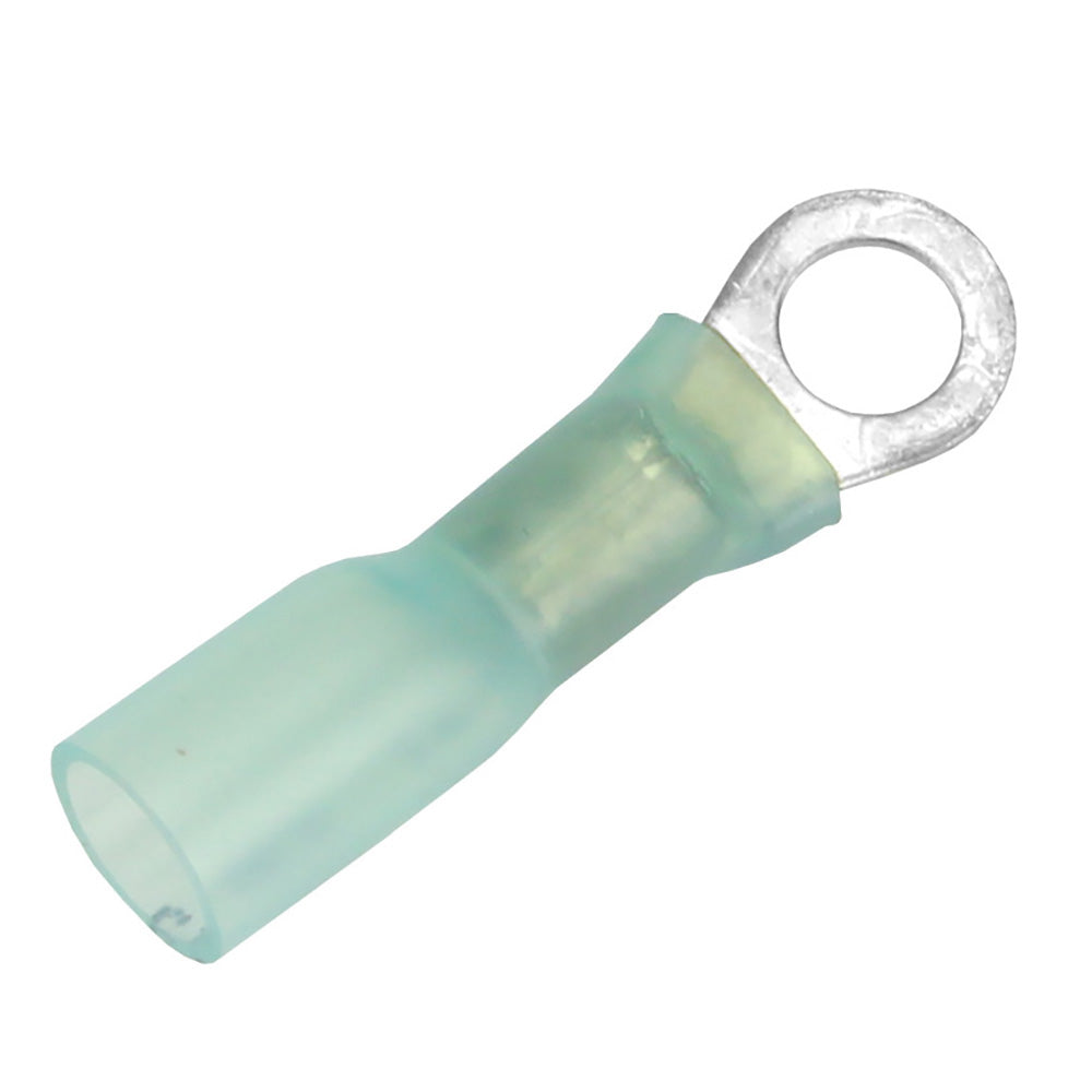 Pacer TE14-10R-500 16-14 AWG Heat Shrink Ring Terminal - #10 Stud Size - 500 Pack
