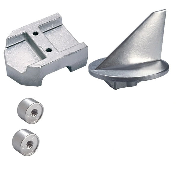 Tecnoseal Anode Kit w/Hardware - Mercury Alpha 1 Gen 1 - Zinc 20800