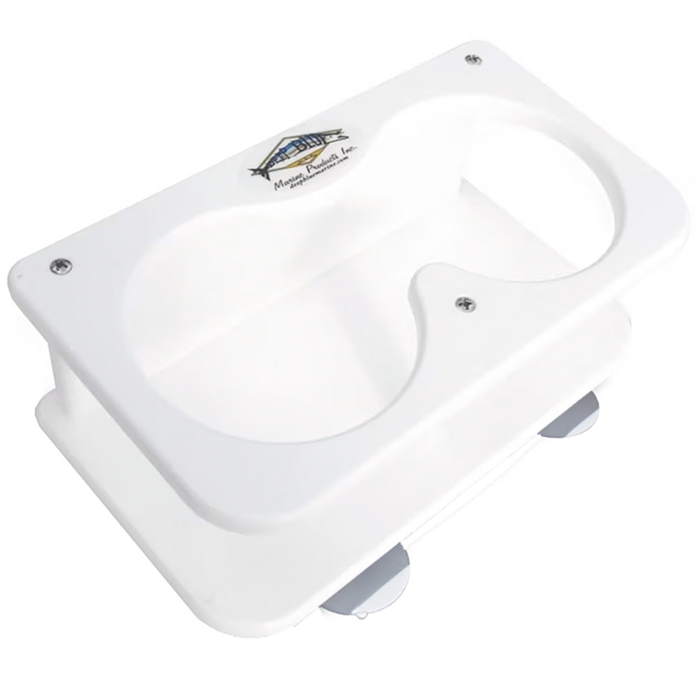 Facnor SMDH Deep Blue Marine Double Drink Holder w/Suction Cups
